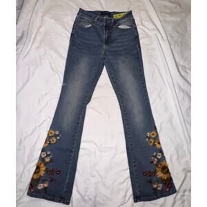 Fire & Rain Denim Emboired Boho Jeans Size 5